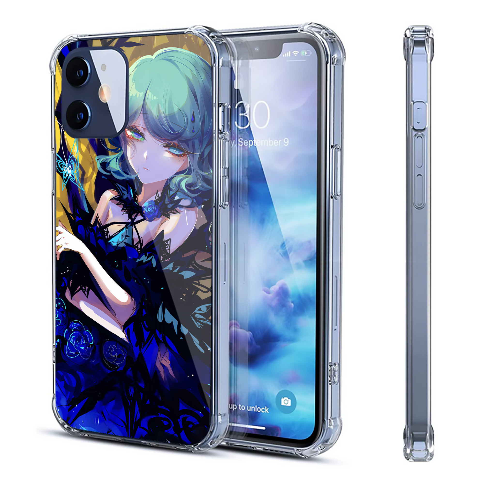 （画像用） 刀剣乱舞 Touken Ranbu 【iPhone 12シリーズ対応】透明スマホケース（クリアソフトケース）